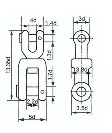 Anchor Swivel Shackle Type B