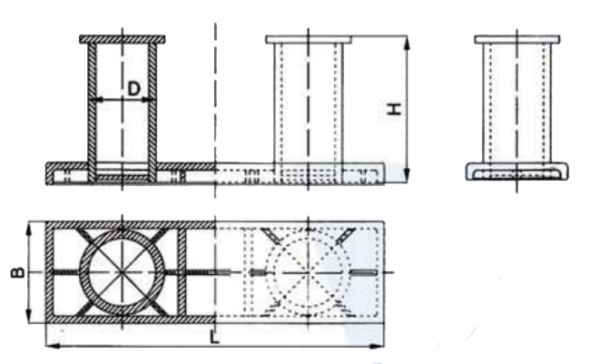 GB 554-83 Marine Double Bollard (1).png